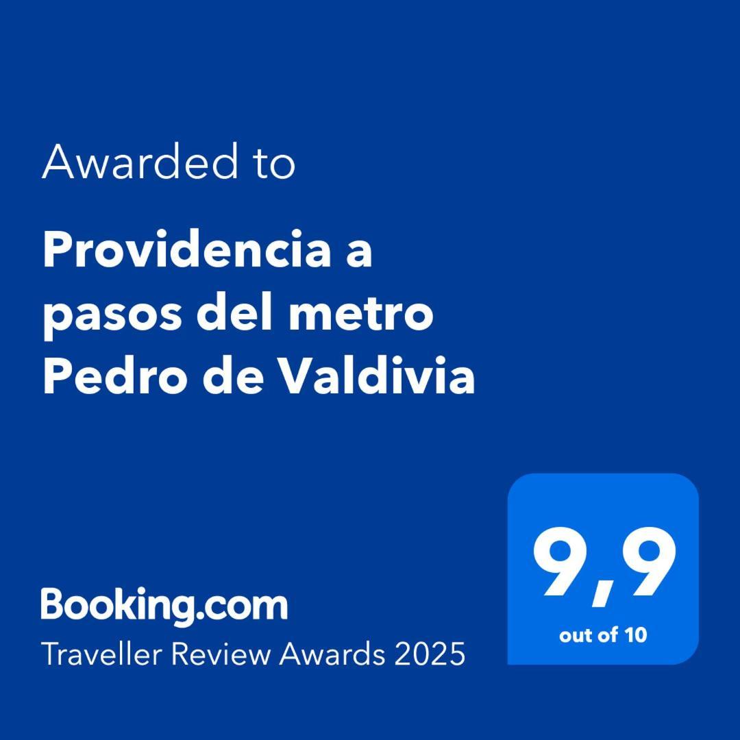 Providencia A Pasos Del Metro Pedro De Valdivia Daire Santiago Dış mekan fotoğraf